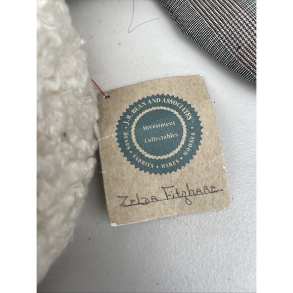 Vintg The Boyds Collection JB Bean Series Tan Bunny Rabbit 16” Plush 1985-1995 - Picture 3 of 3